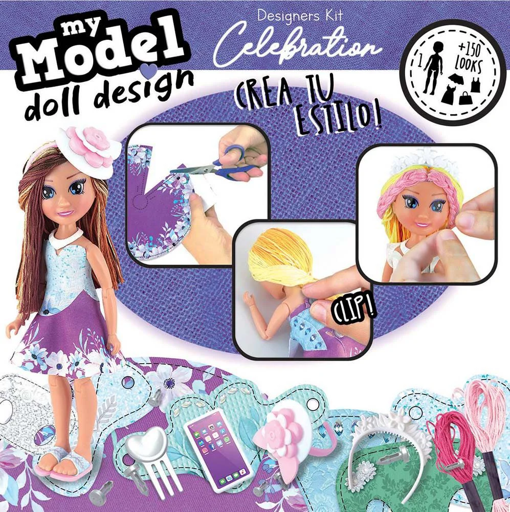 Set de creatie Educa Modelul meu de papusa, Sarbatoare foto