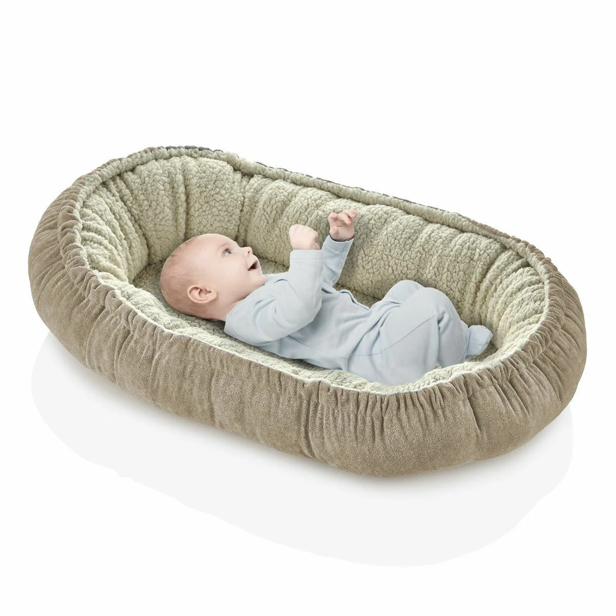 Мягкий бебинест BabyJem Коричневый foto