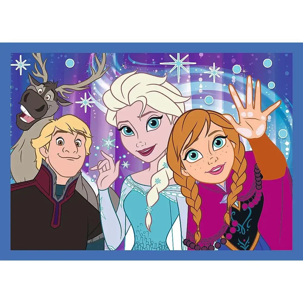 Puzzle Trefl 4 in 1 Lumea fericita Disney foto