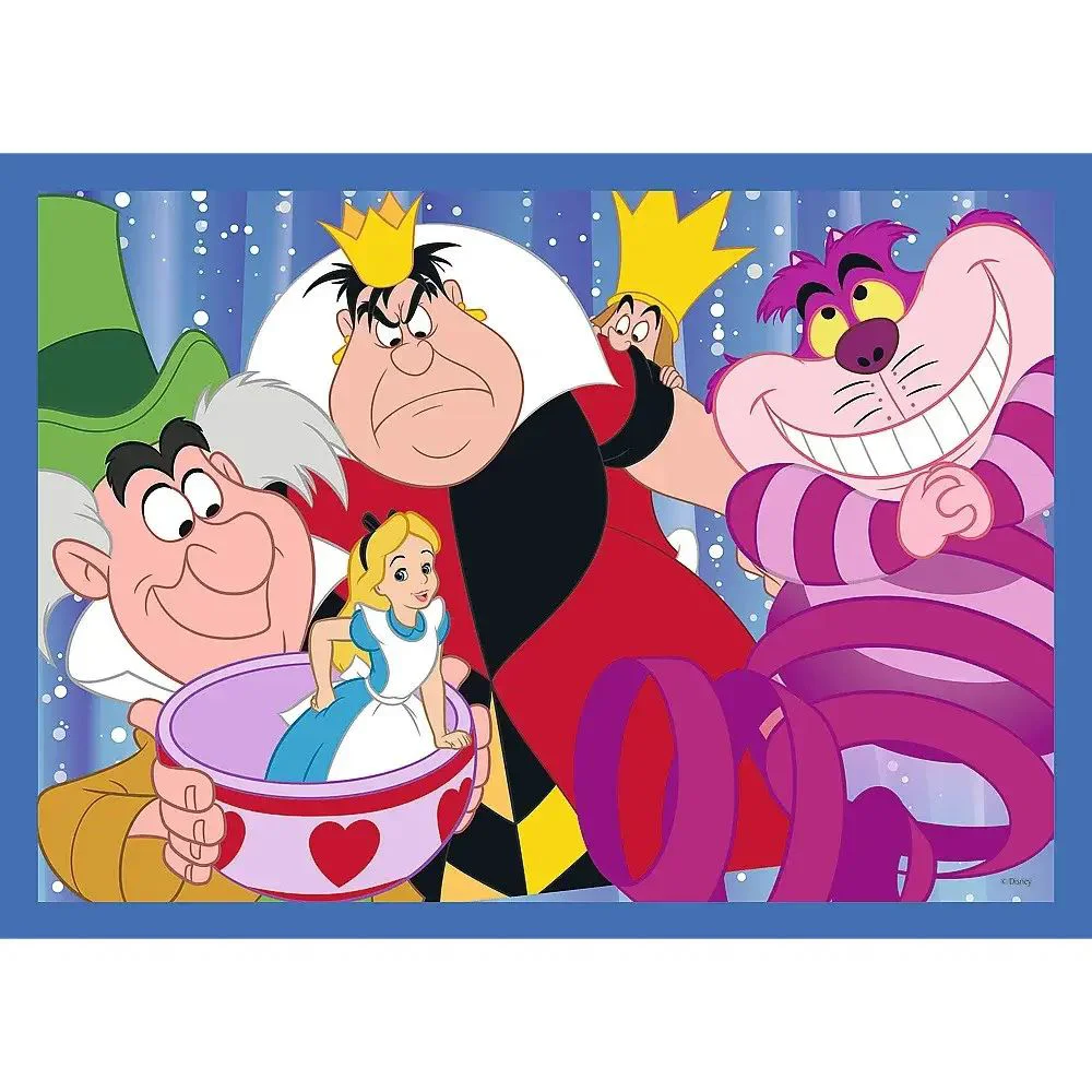 Puzzle Trefl 4 in 1 Lumea fericita Disney foto