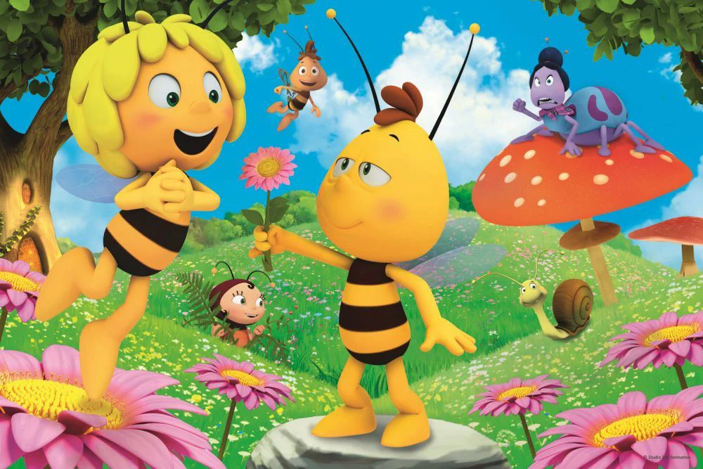 Puzzle Trefl Florile albinutei Maya, 60 piese foto