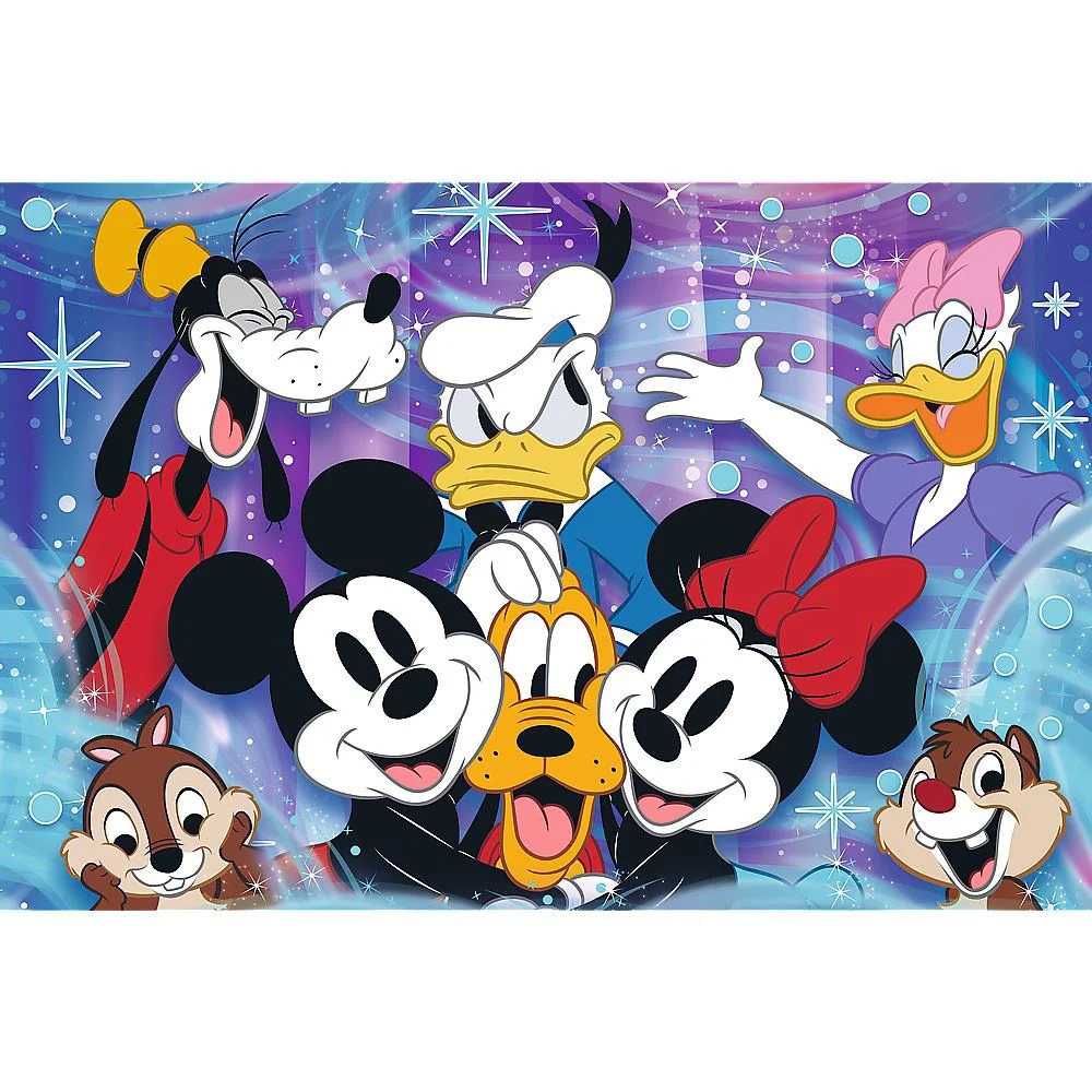 Puzzle Trefl In lumea Disney mereu este vesel, 100 piese foto