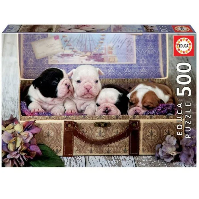Puzzle Educa Puppies, 500 piese foto