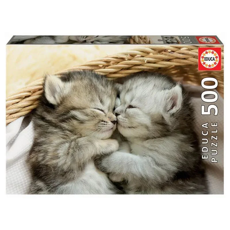 Puzzle Educa Sweet Kittens, 500 piese foto