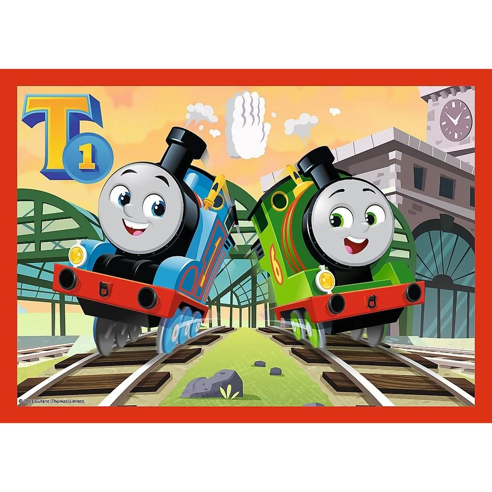 Puzzle Trefl 4 in 1 Uimitorul Thomas foto