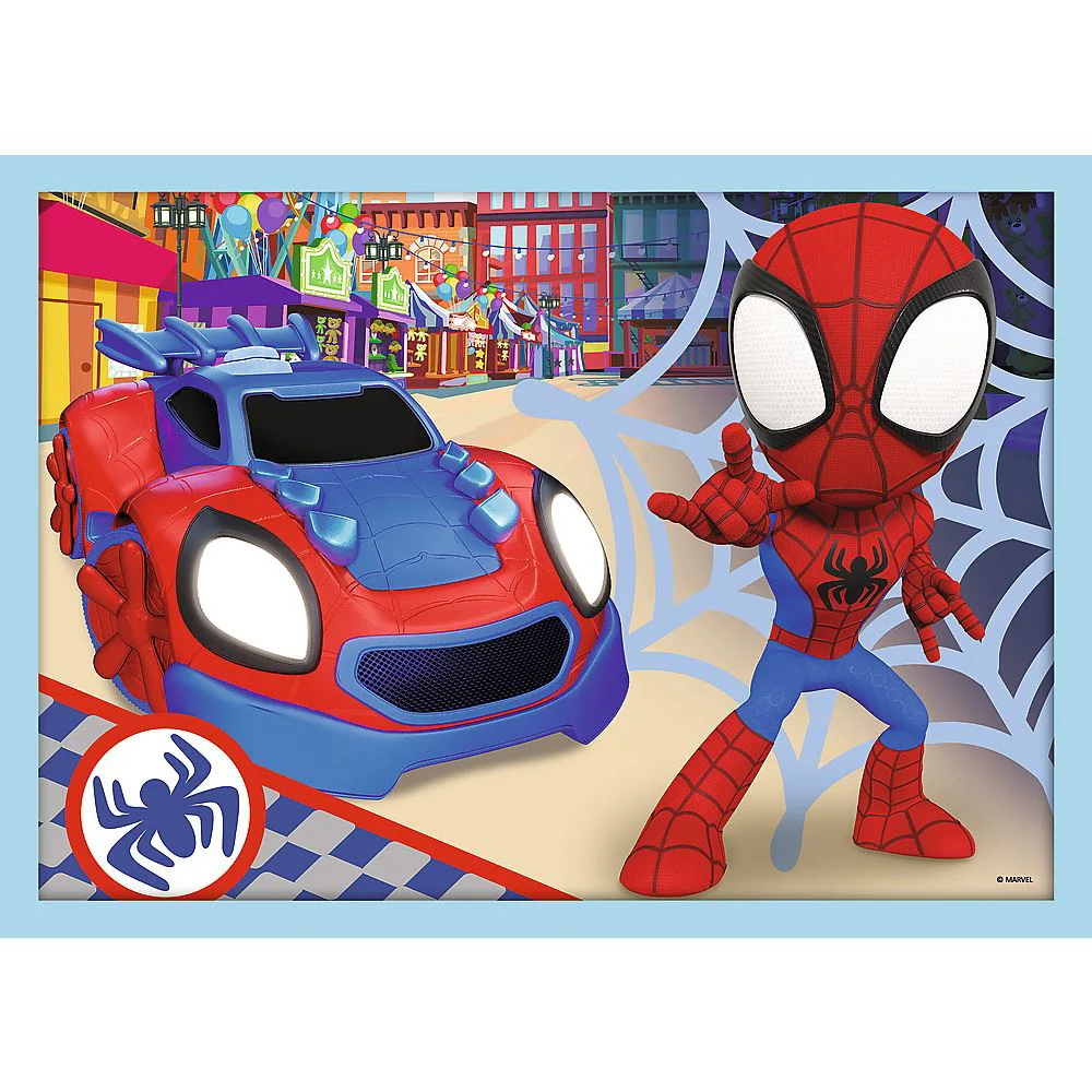 Puzzle Trefl 4 in 1 Echipa lui Spiday foto