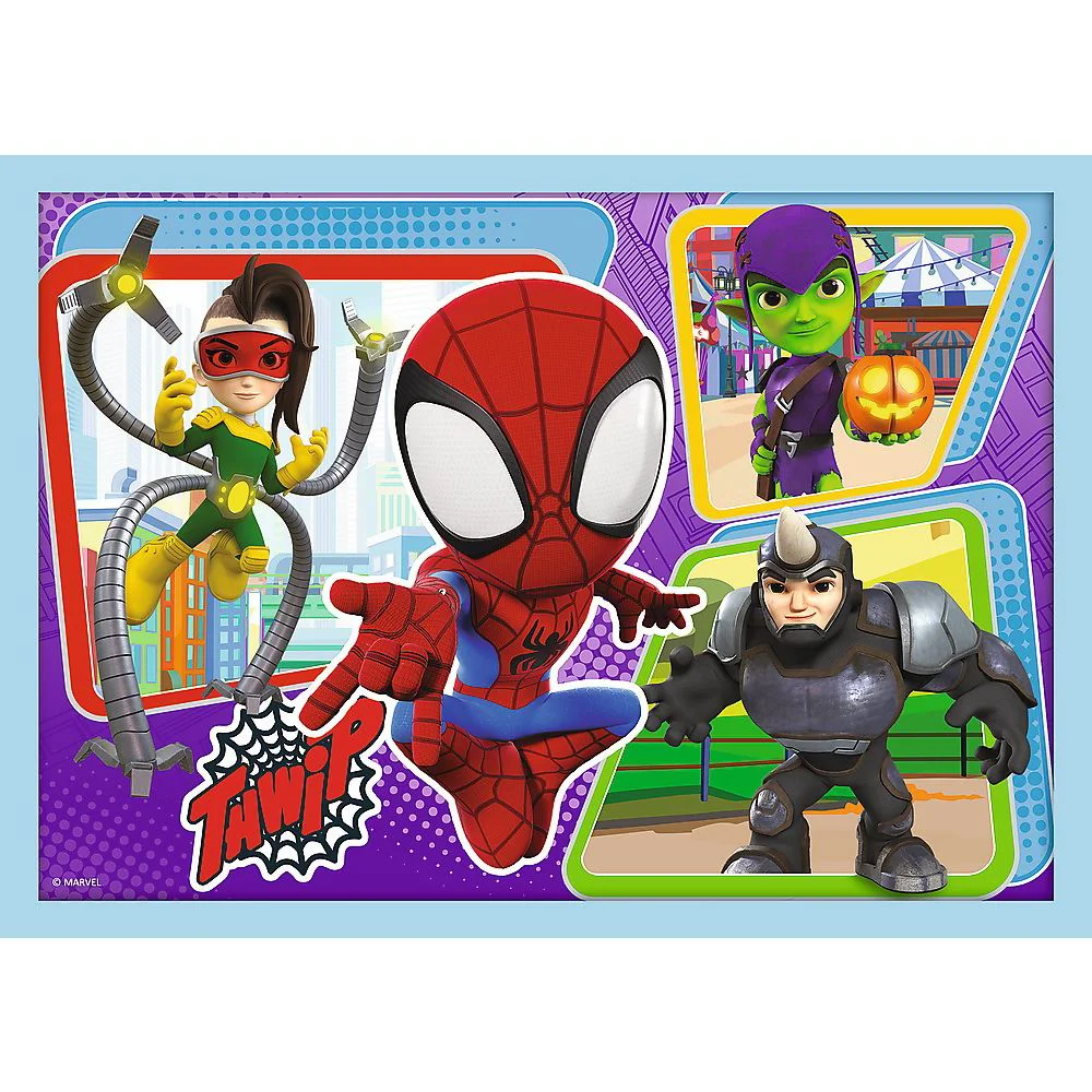 Puzzle Trefl 4 in 1 Echipa lui Spiday foto