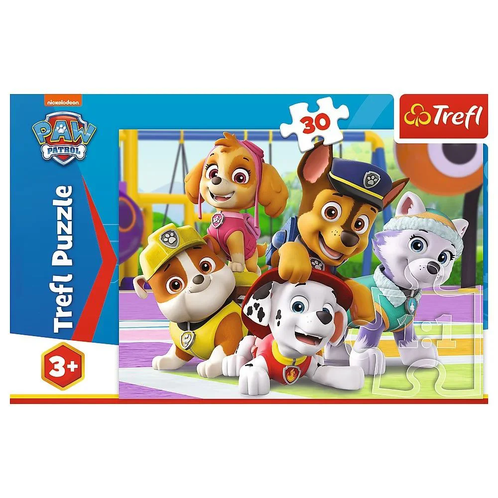 Puzzle Trefl Patrula catelusilor mereu la timp, 30 el. foto