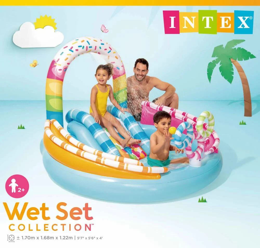 Надувной игровой центр Intex «Сладости» 170x168x122 см