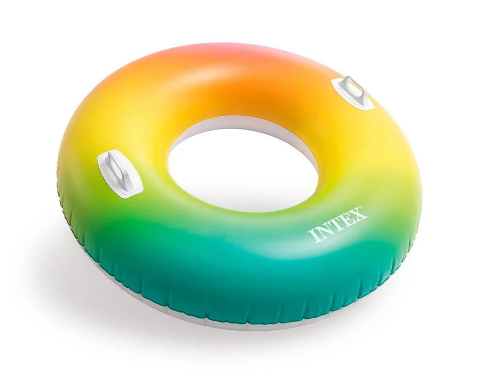 Cerc cu manere Intex Curcubeu d122 cm (9+ ani) foto