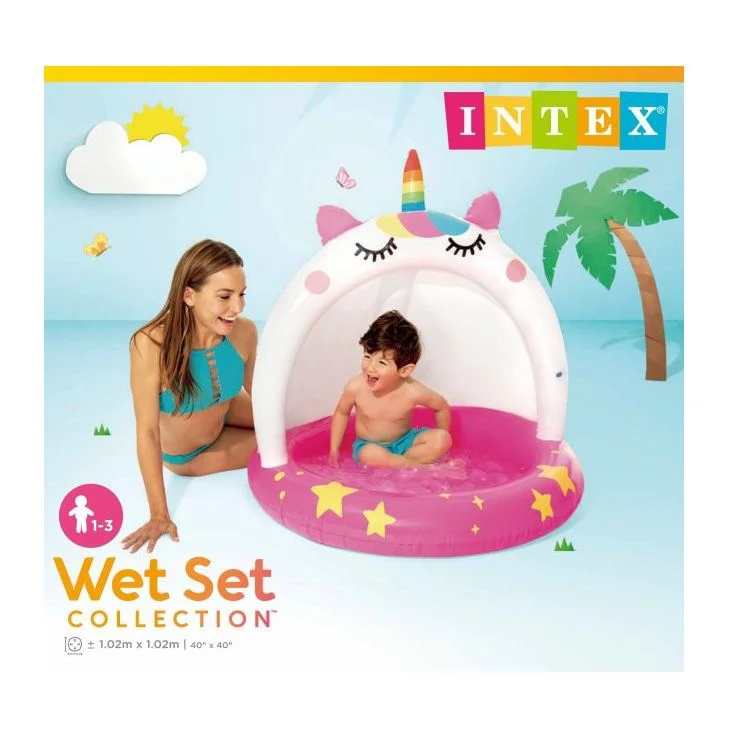 Piscina gonflabila Intex Unicorn, 102х102 cm