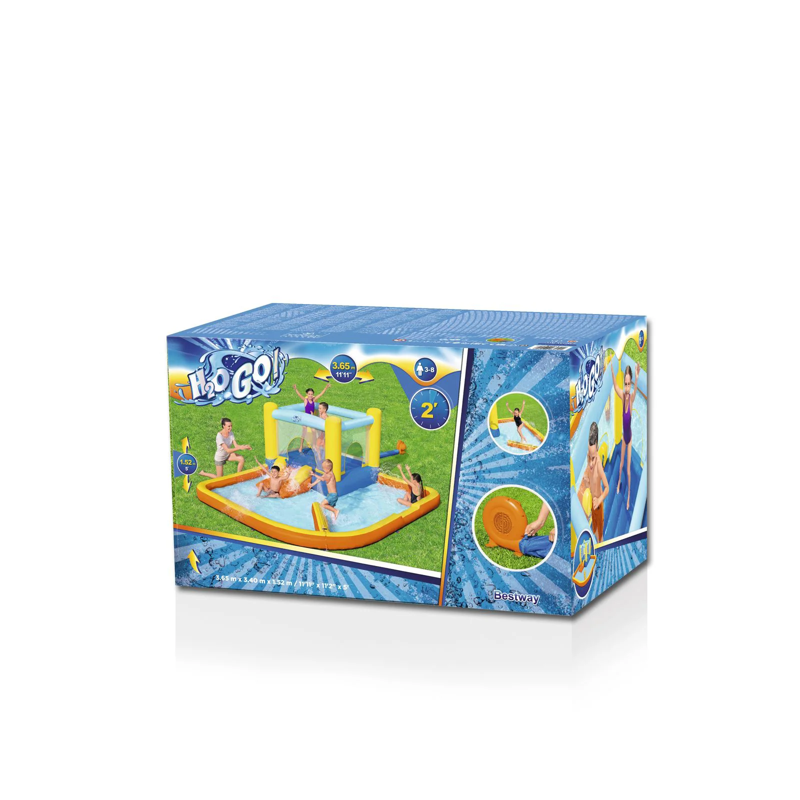 Надувной игровой центр Bestway Beach Bounce 365х340х152 см