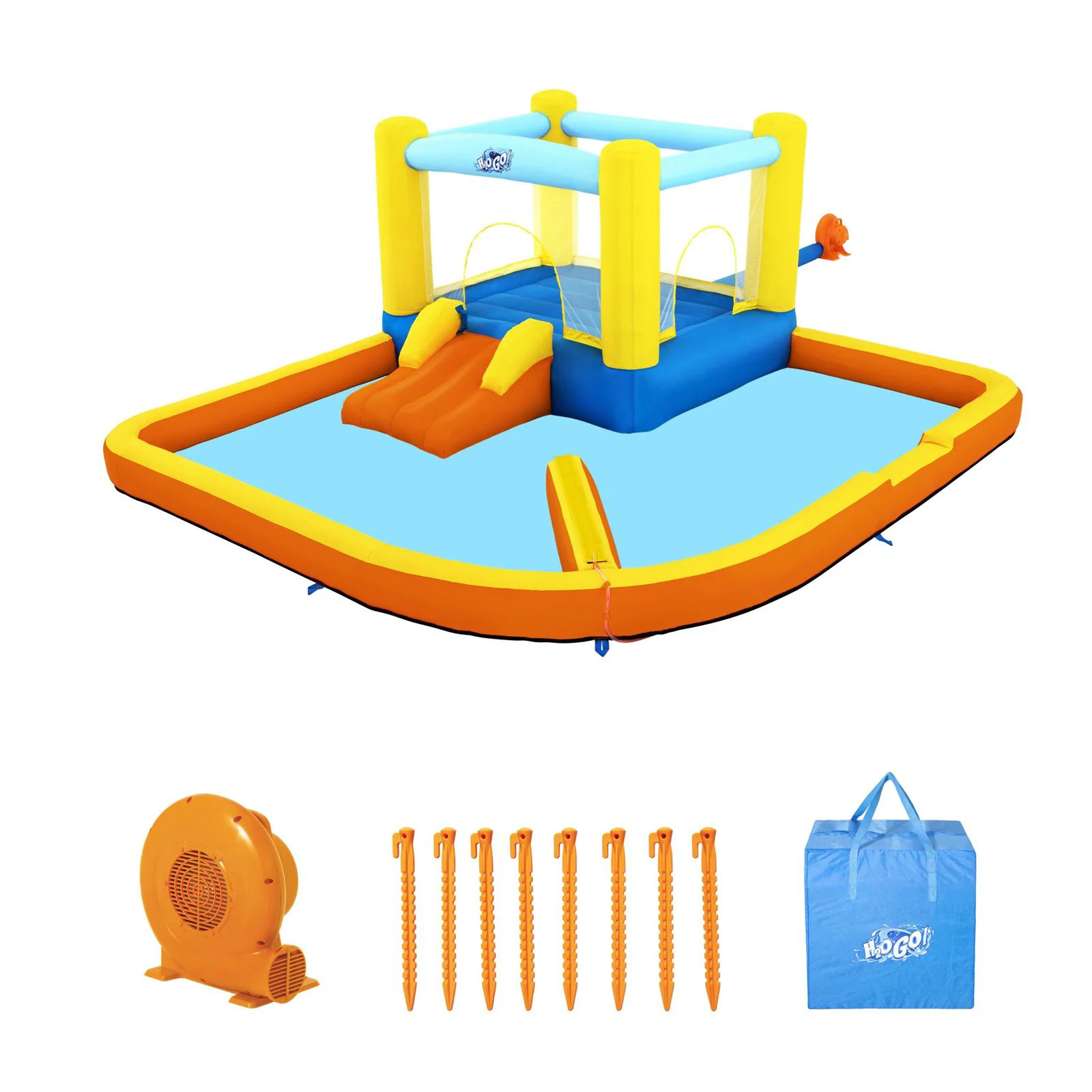 Надувной игровой центр Bestway Beach Bounce 365х340х152 см