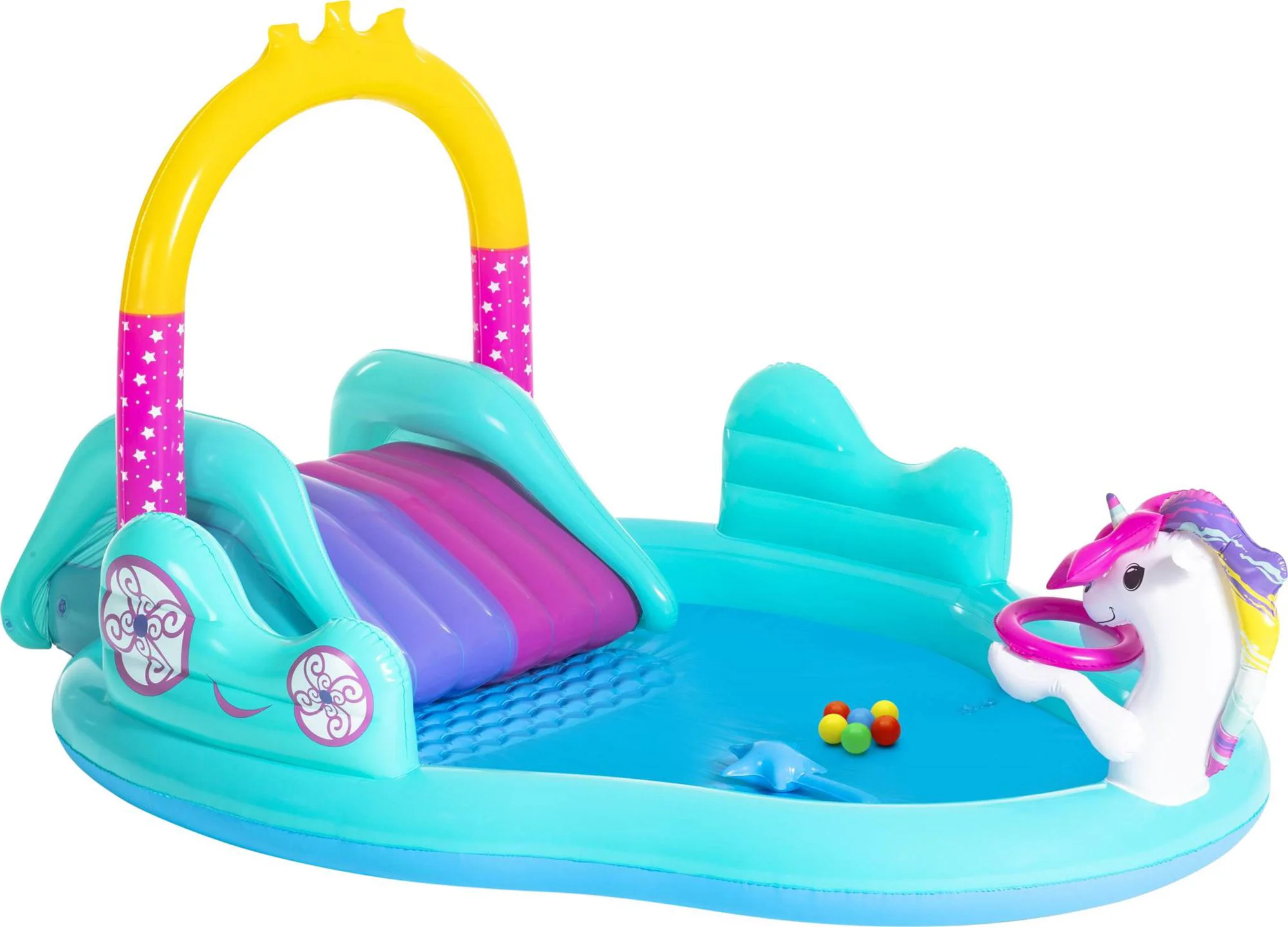 Надувной игровой центр Bestway Magic Unicorn, 274x198x137 см