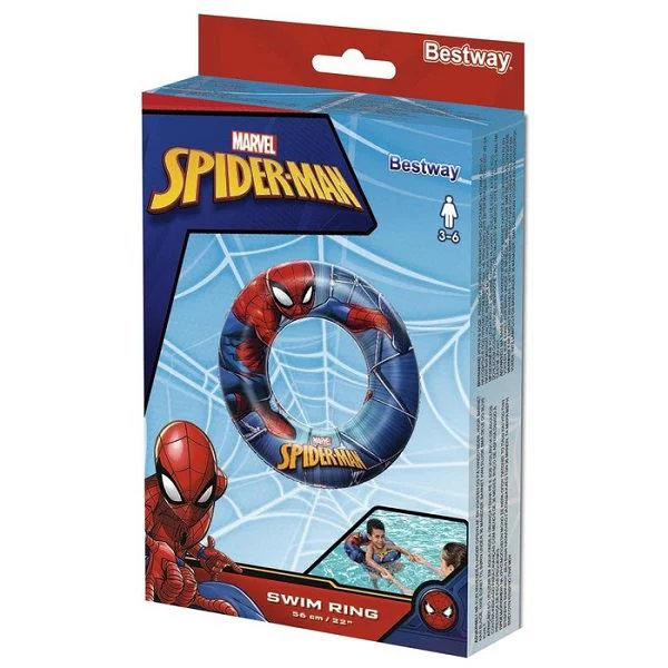 Детский надувной круг Bestway Spider-Man (3+ лет), 56 см