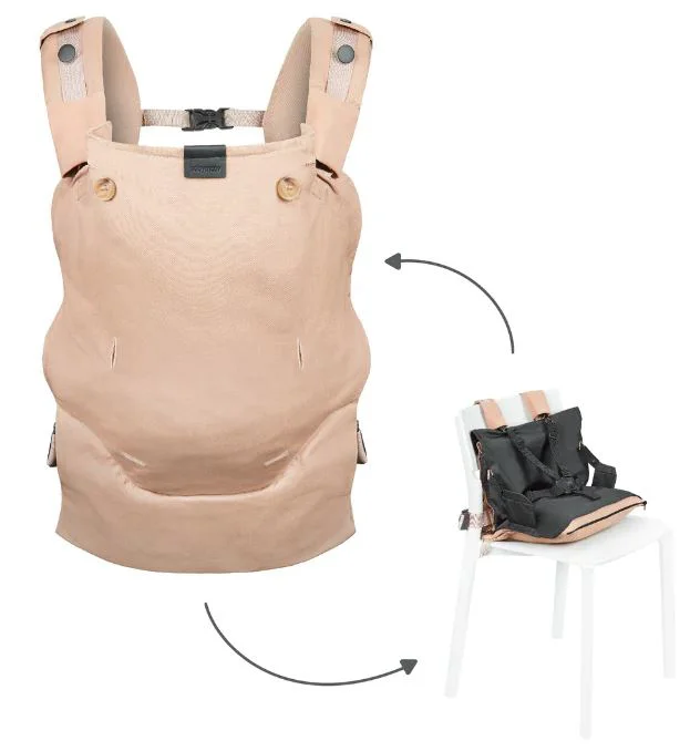 Sistem de purtare transformabil in Booster Babymoov Moov & Boost Bej foto