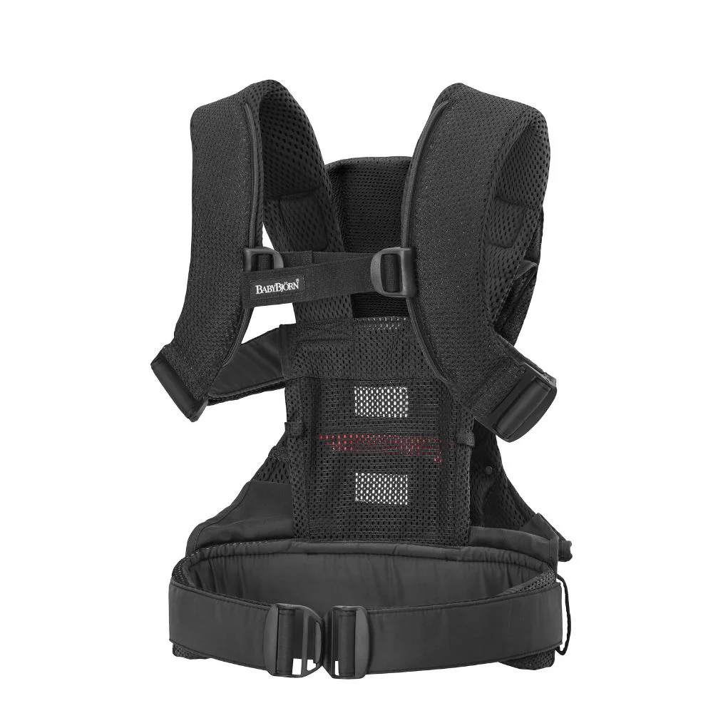 Marsupiu anatomic BabyBjorn One Air Black, 3D Mesh