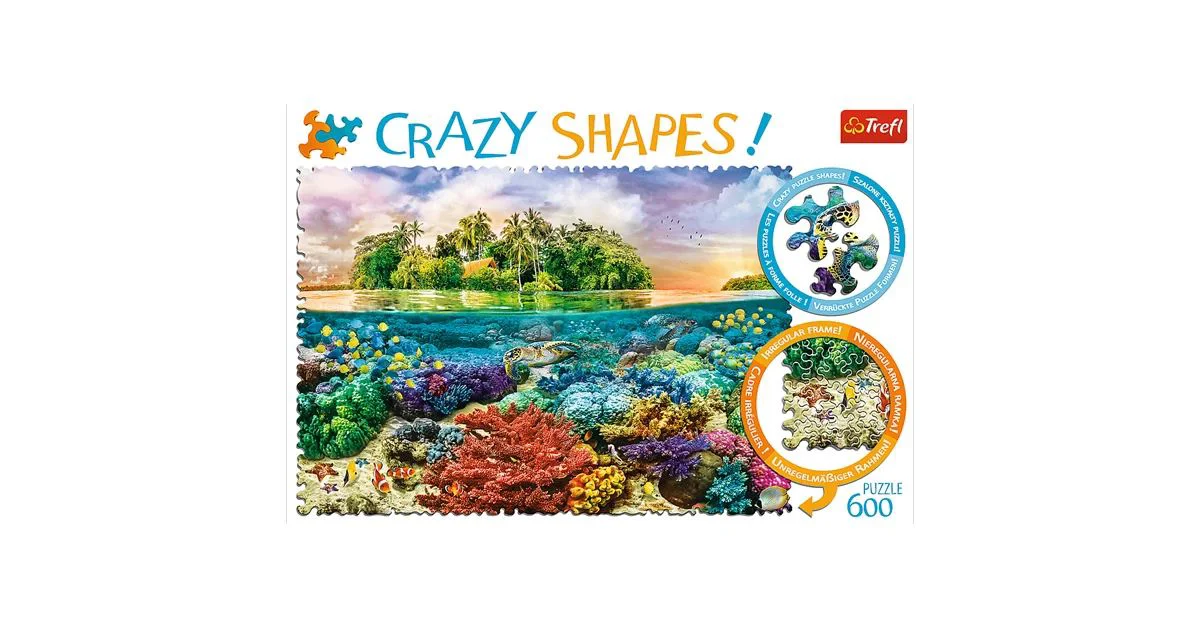 Puzzle Trefl Insula Tropicala., 600 piese foto
