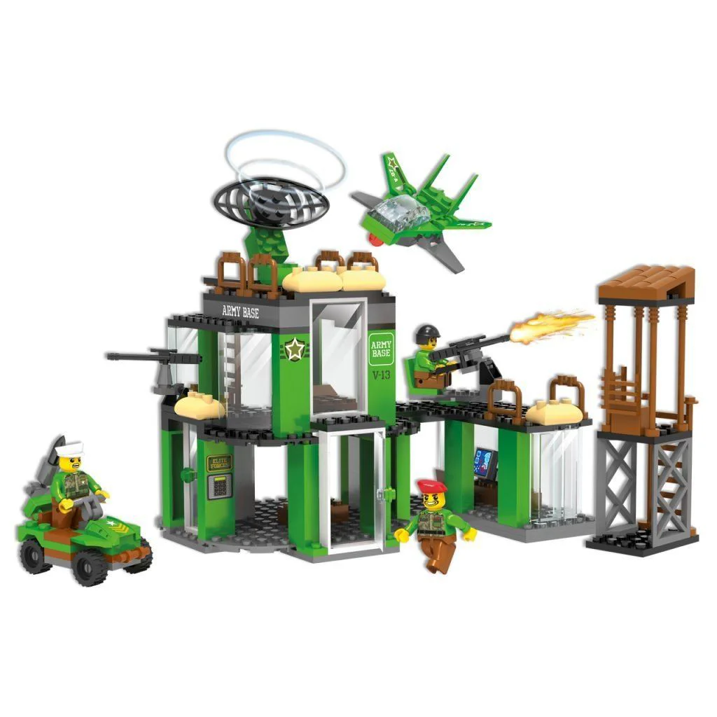 Set de constructie Blocki Baza militara, 251 el.
