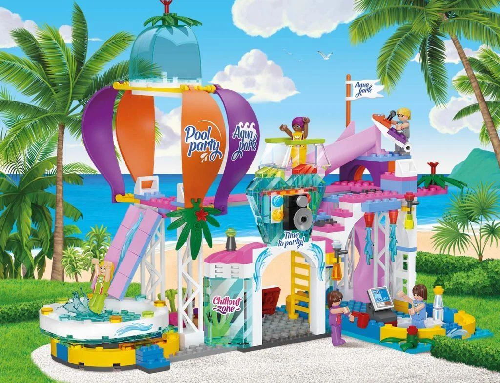 Set de constructie Blocki MyGirls Aquapark, 343 el.