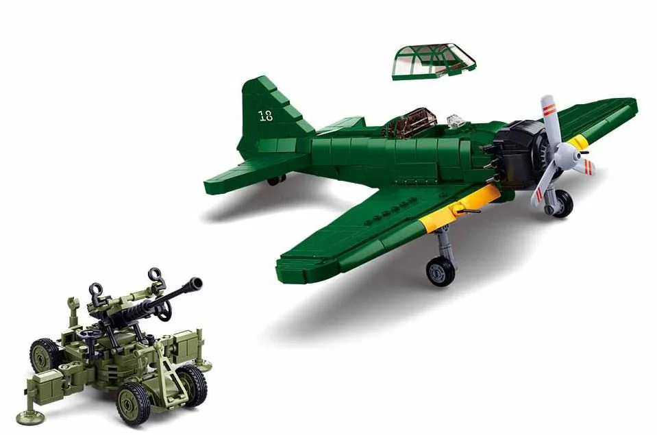 Constructor Sluban Army - A6M Zero foto