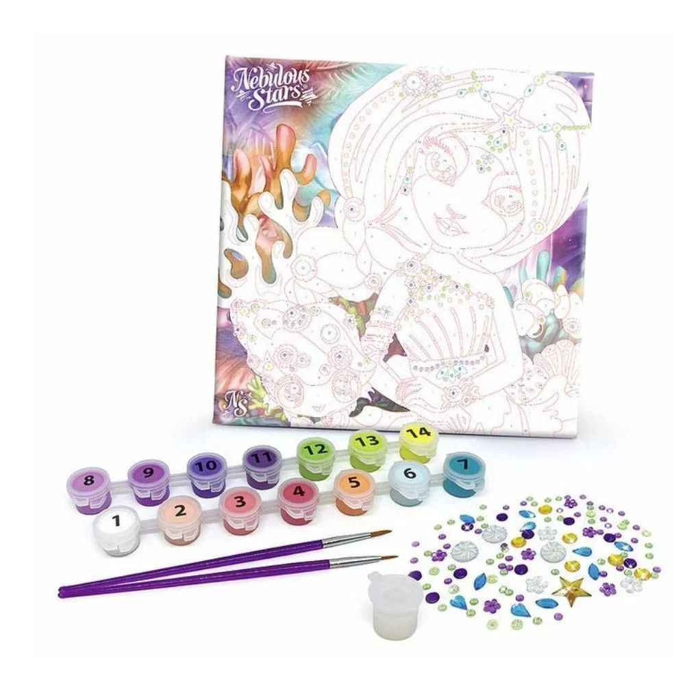 Set de creatie Nebulous Stars Picteaza pe numere, Coralia foto