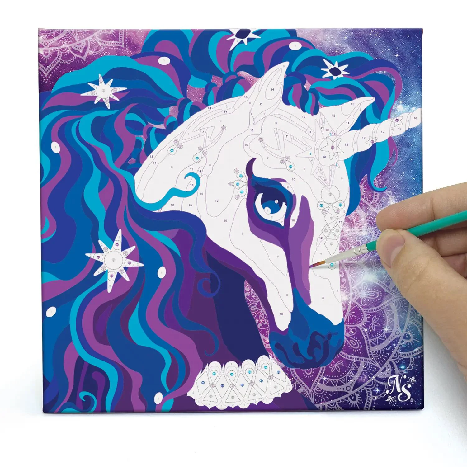Set de creatie Nebulous Stars Picteaza pe cifre, Calul Nebulia foto