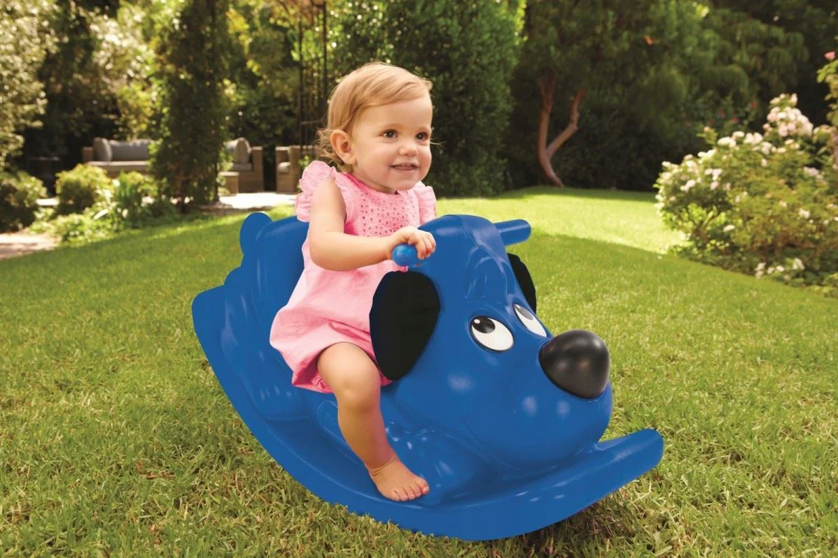 Balansoar Little Tikes Catel albastru foto