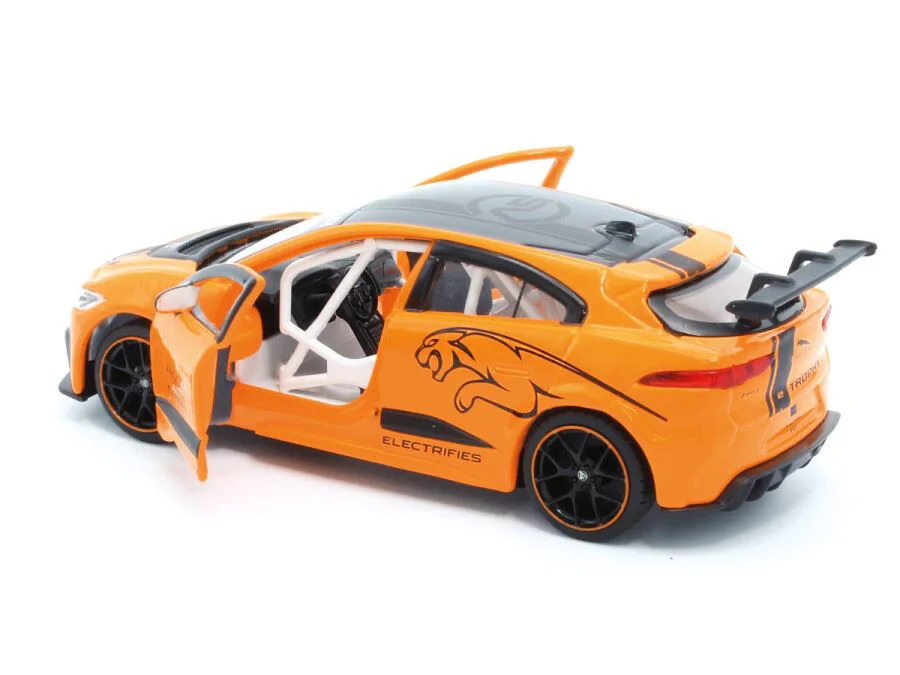 Macheta auto Jaguar I-PACE e-TROPHY, 1:36, Orange foto