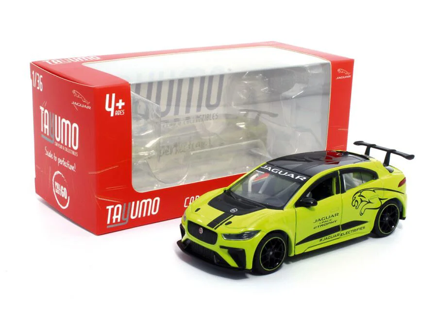Macheta auto Jaguar I-PACE e-TROPHY, 1:36, Green foto