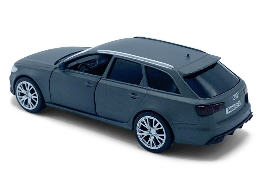 Mодель автомобиля Audi RS6, 1:36, Серый Механизм обратного хода, синхрон