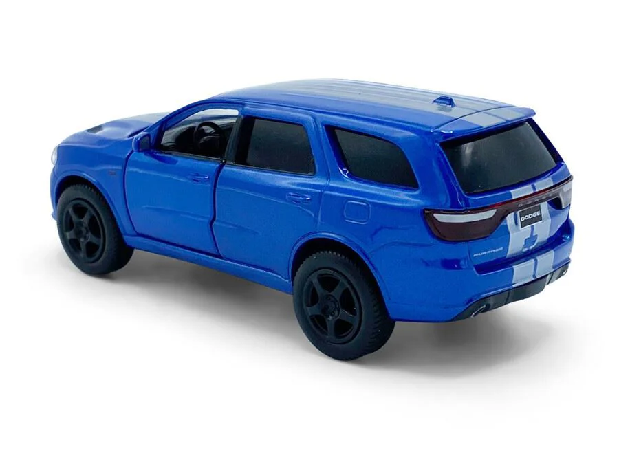 Модель автомобиля Dodge Durango SRT, 1:36, Blue / Silver striping Механизм обратного хода, синхрон