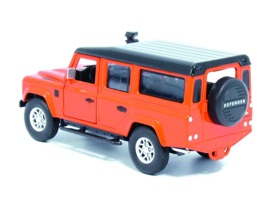 Macheta auto Land Rover Defender 110, Tangiers Orange, 1:36 foto
