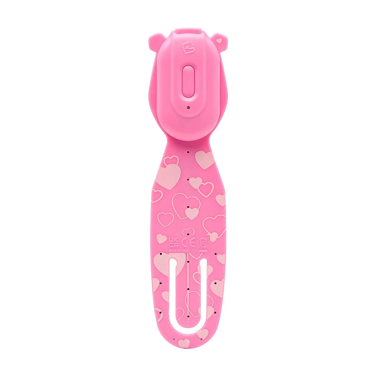 Lanterna- Semn de carte flexibil Flexilight Rechargeable USB, Ursulet Roz foto