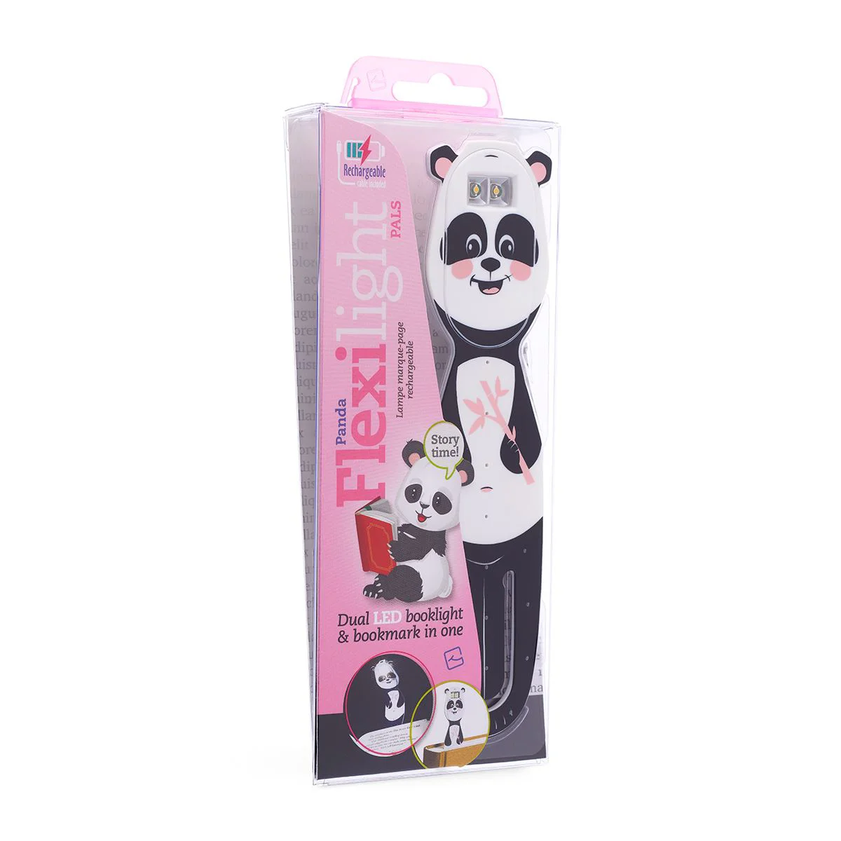 Lanterna- Semn de carte flexibil Flexilight Rechargeable USB, Panda foto