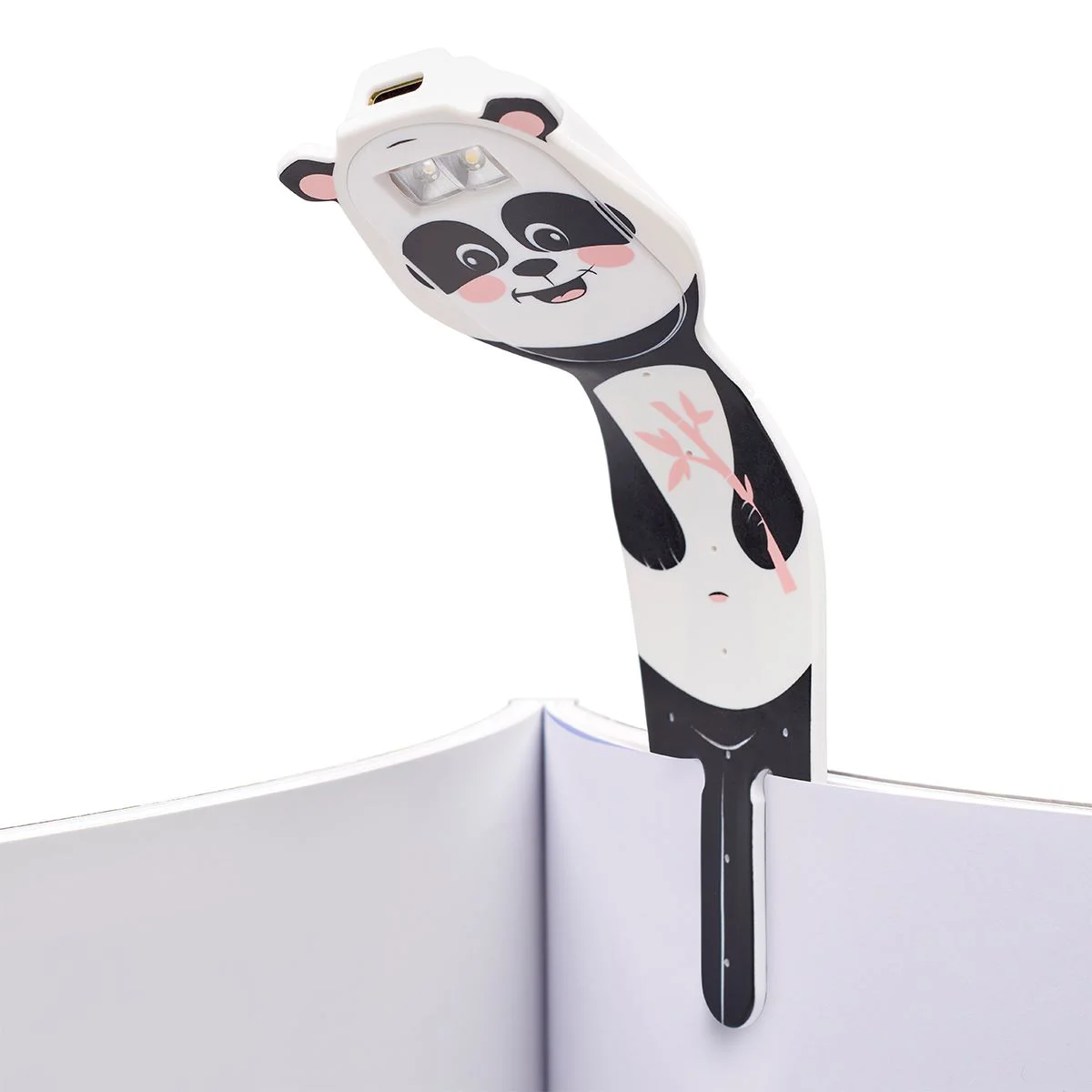 Lanterna- Semn de carte flexibil Flexilight Rechargeable USB, Panda foto