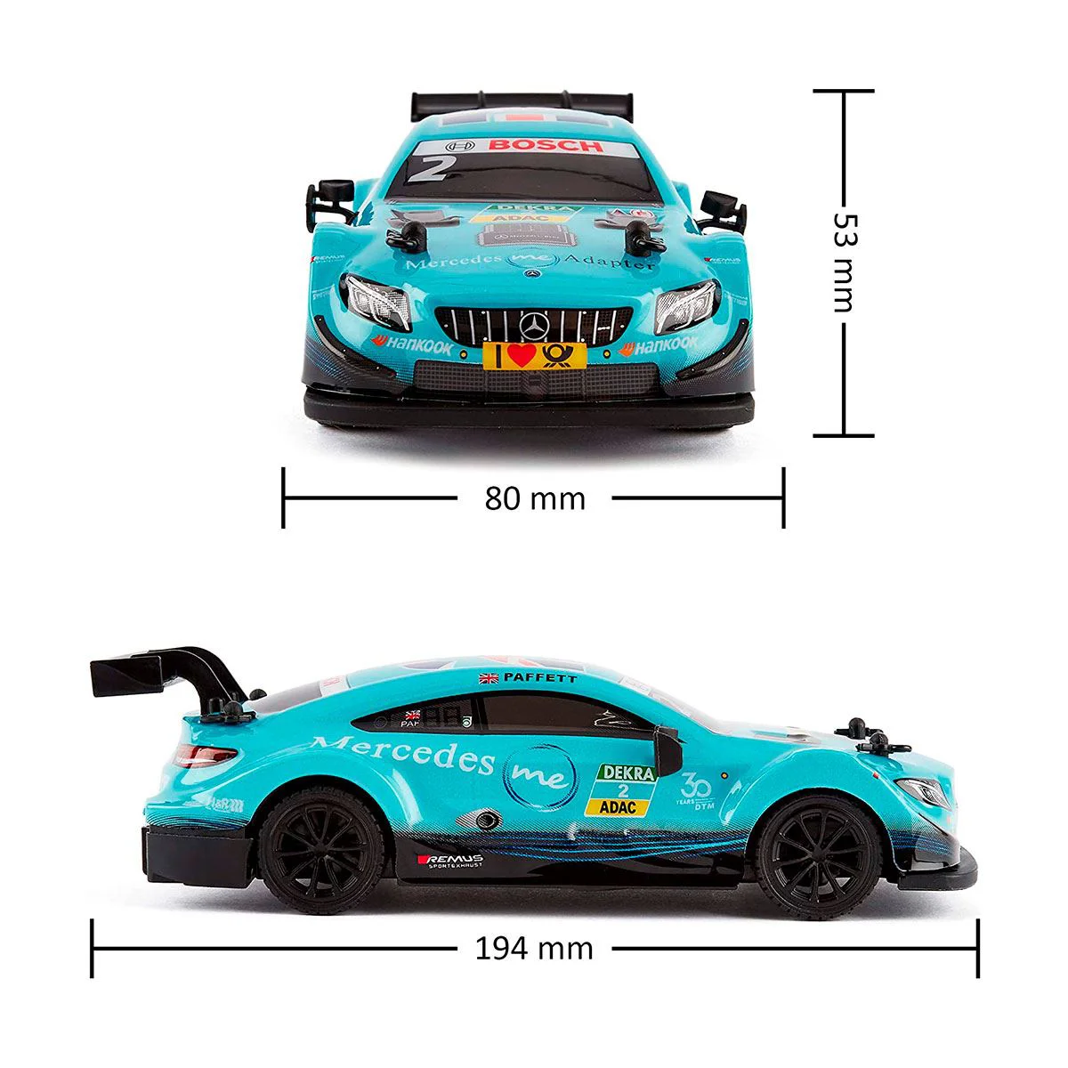 Pадиоуправляемый Автомобиль KS Drive - Mercedes AMG C63 DTM (1:24, 2.4Ghz, голубой)