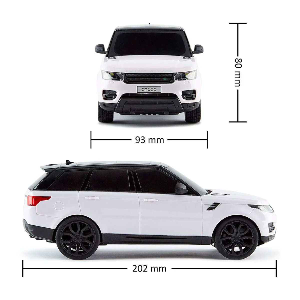 Masina cu telecomanda KS Drive - Land Rover Range Rover Sport (1:24, 2.4Ghz, alb)