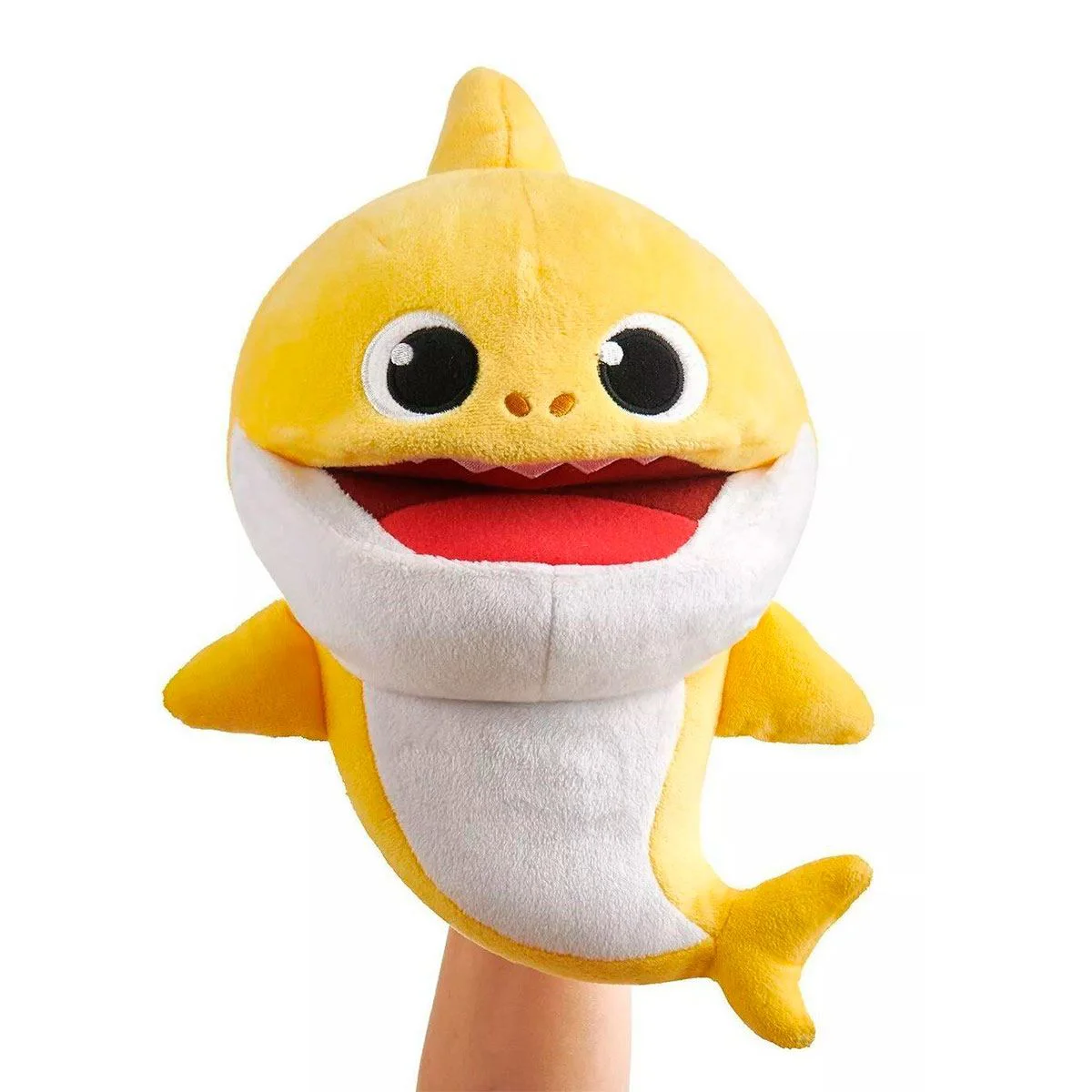 Jucarie muzicala de plus Baby Shark Bebelusul Rechin (se imbraca pe mana) foto