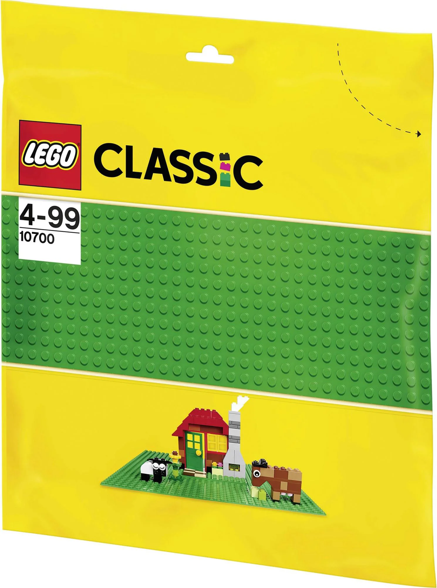 LEGO Classic Строительная пластина зелёного цвета 2016