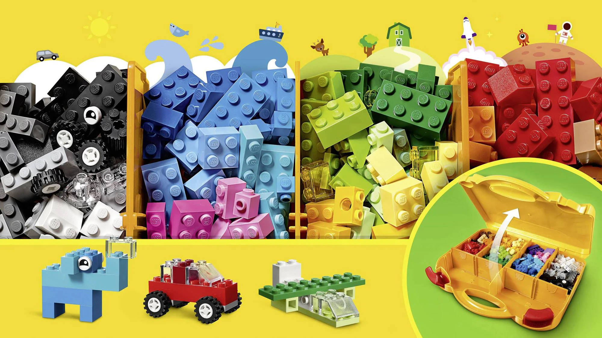 LEGO Classic Чемоданчик для творчества и конструирования
