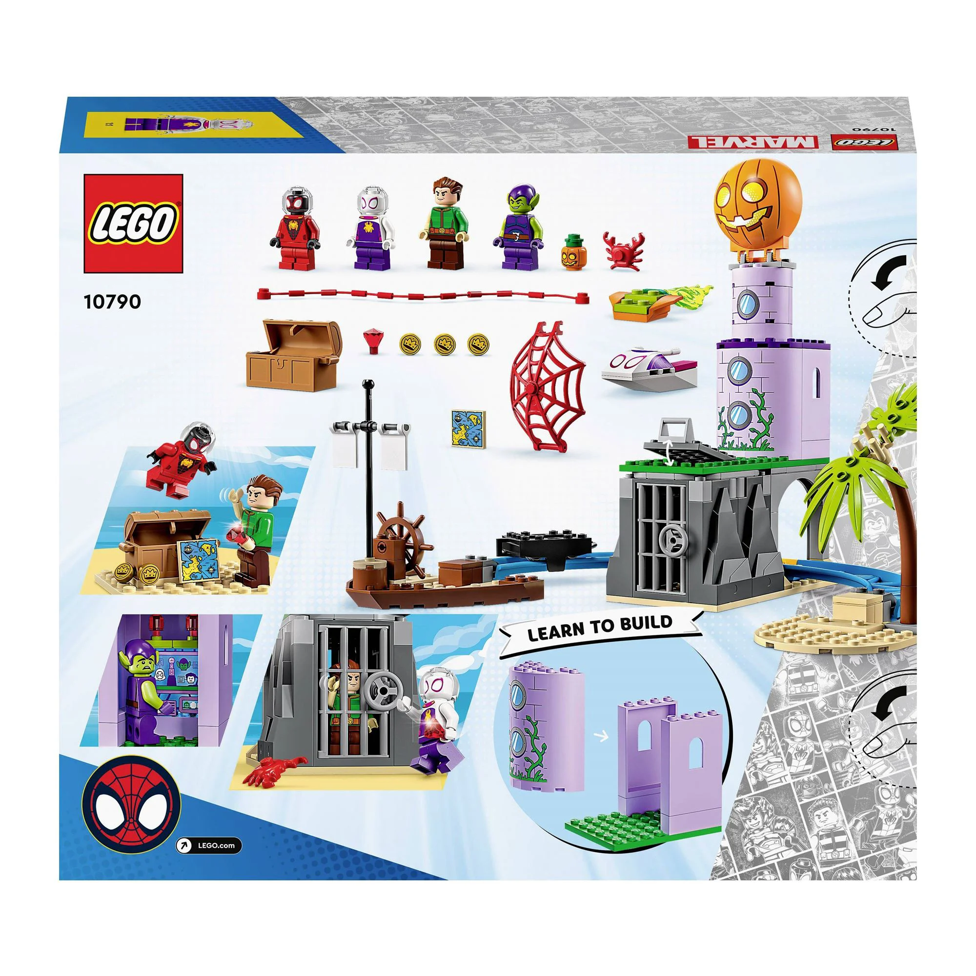 LEGO Marvel Team Spidey at Green Goblon's Lighthouse foto