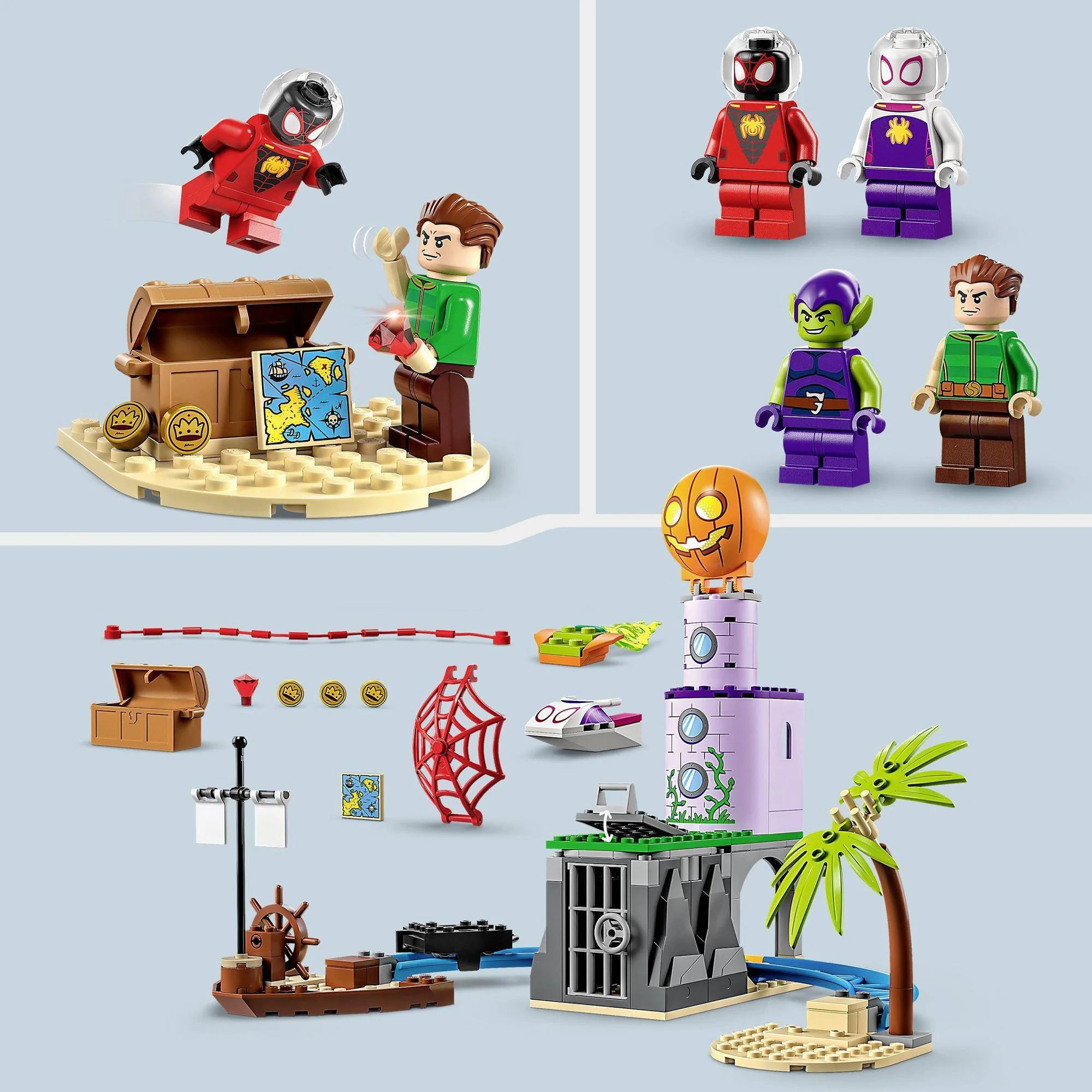 LEGO Marvel Team Spidey at Green Goblon's Lighthouse foto