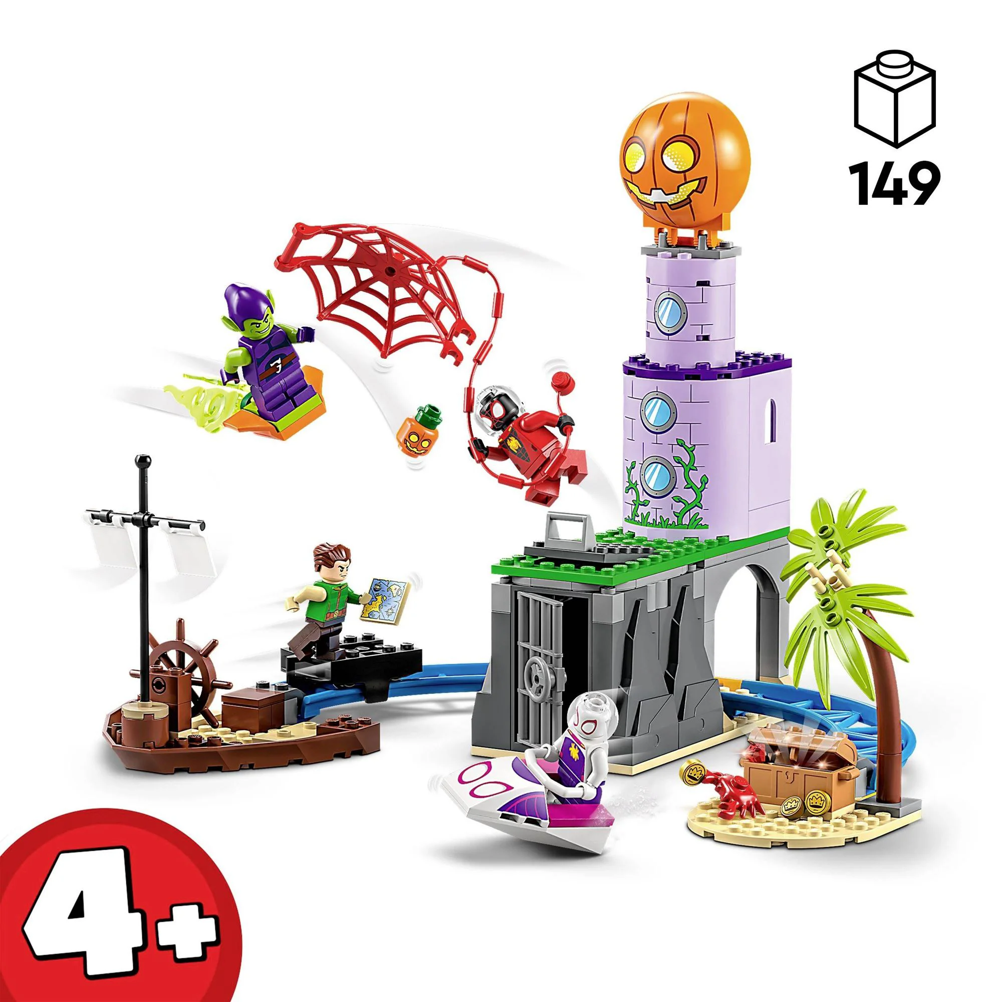 LEGO Marvel Team Spidey at Green Goblon's Lighthouse foto