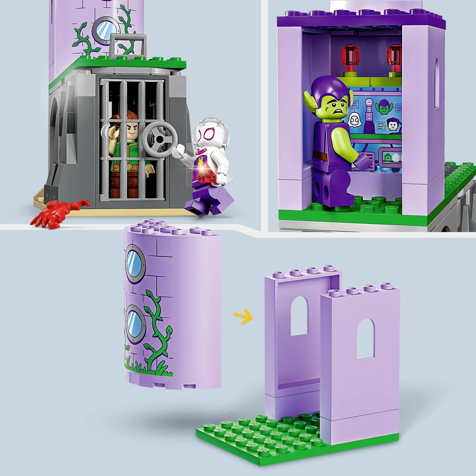 LEGO Marvel Team Spidey at Green Goblon's Lighthouse foto