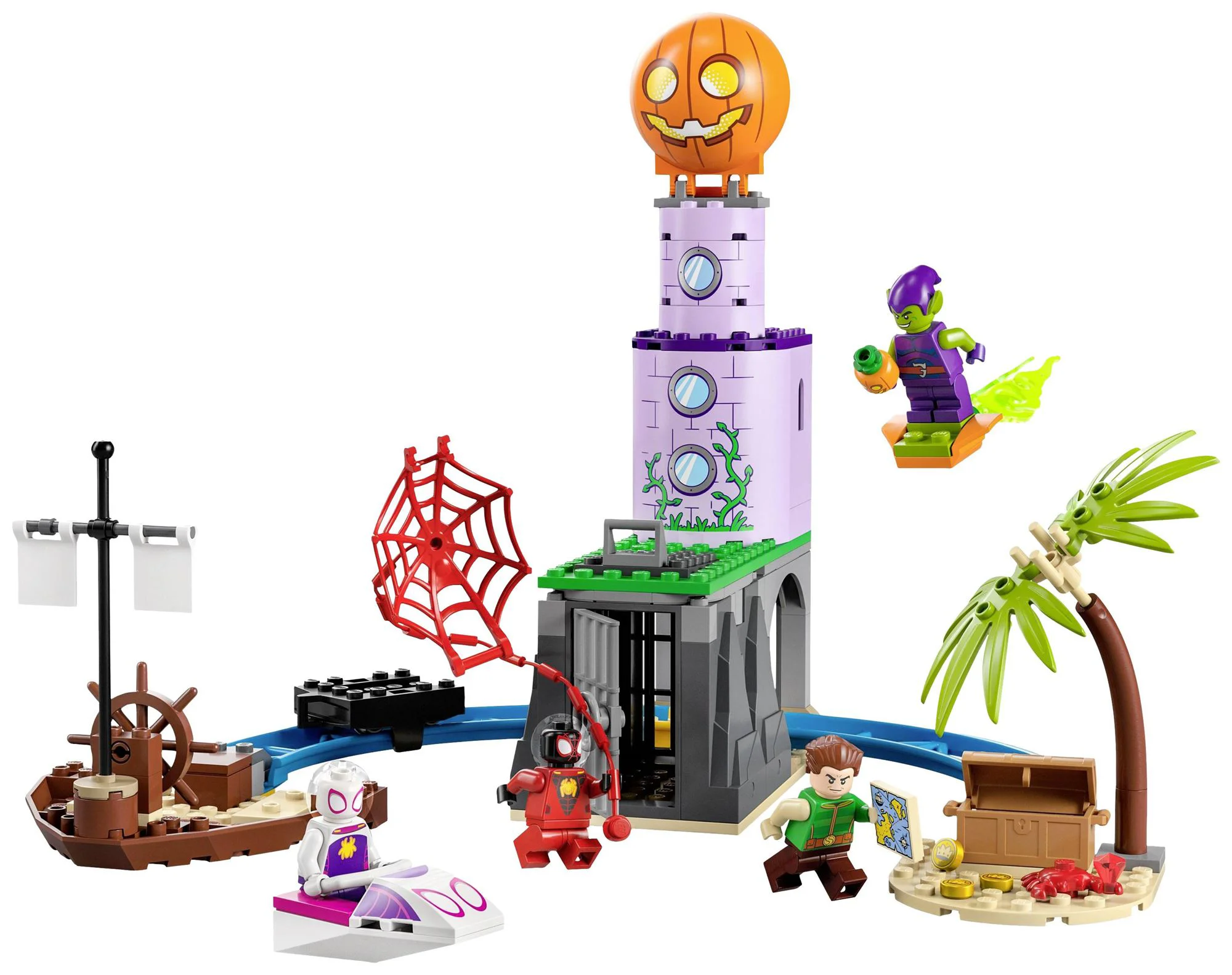 LEGO Marvel Team Spidey at Green Goblon's Lighthouse foto