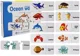 Puzzle educativ LeanToys Animale Marine, 10 tipuri