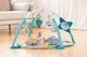 Covoras 3 in 1 Infantino Jumbo Tropics cu elemente de joaca foto