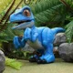 Jucarie interactiva Dinos Unleashed Velociraptor, 16 cm