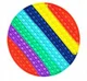 Jucarie Antistres Pop It MEGA Curcubeu, 30 cm